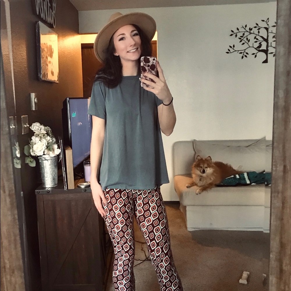 Pleated Back T-Shirt